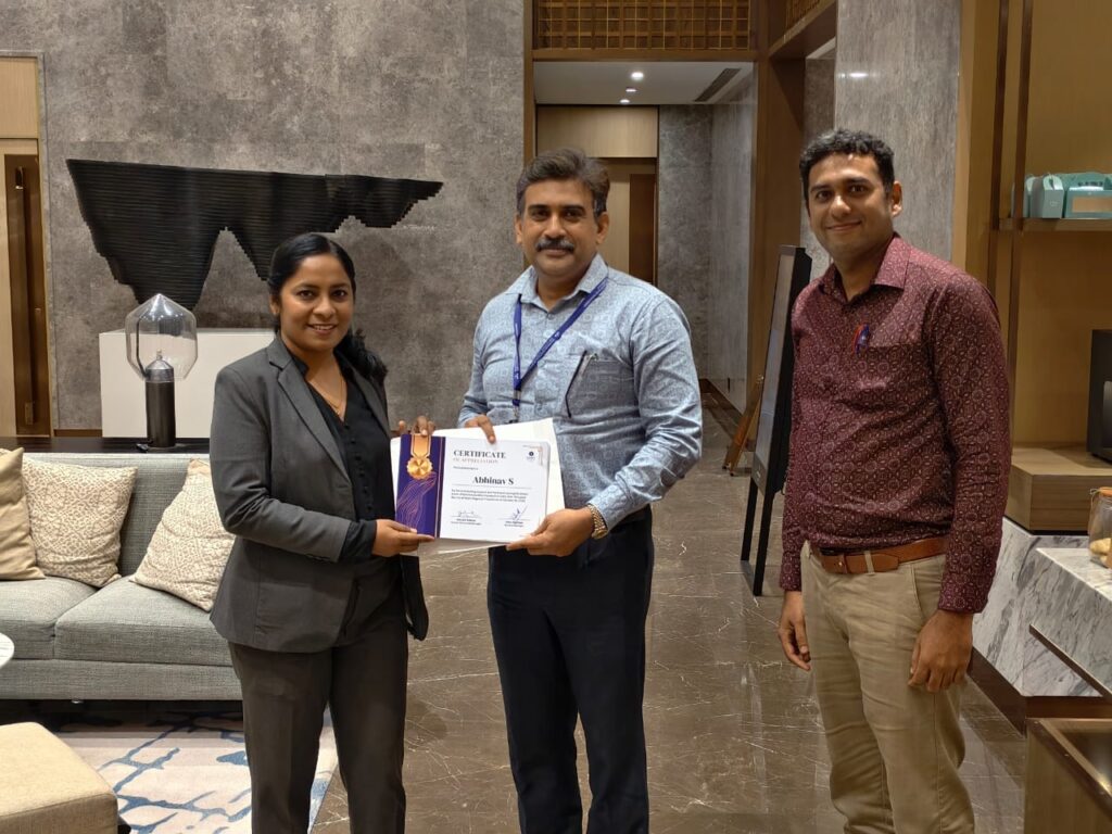 RIHMCT Students Honoured by Hyatt Regency for Exemplary Service During Presidential Dinner Event